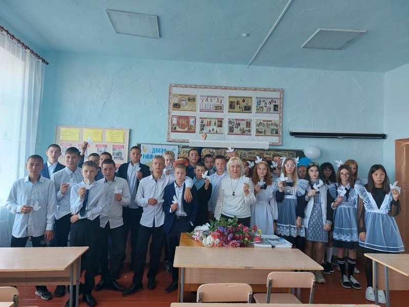 акция "Голубь  мира"